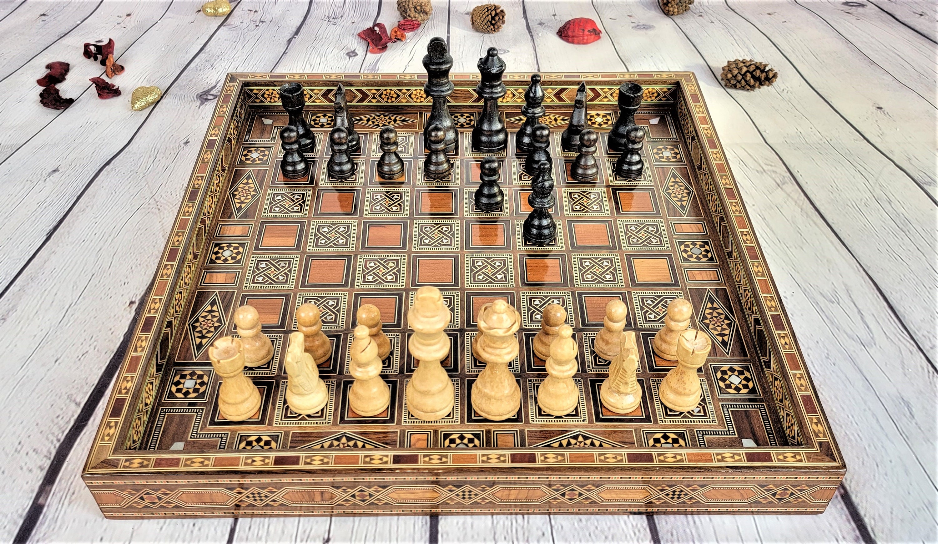 Shop by High Quality Wooden Chess Board with Notation Online