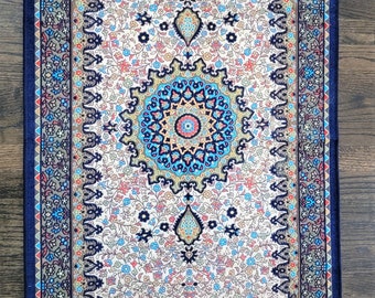 Pluszowy muzułmański dywanik modlitewny, syryjski dywan, dekoracja ścienna z kwiatowym wzorem