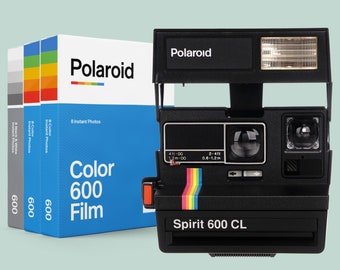 Gift Pack Polaroid 600 CL Spirit 600 Rainbow + Triple pack film