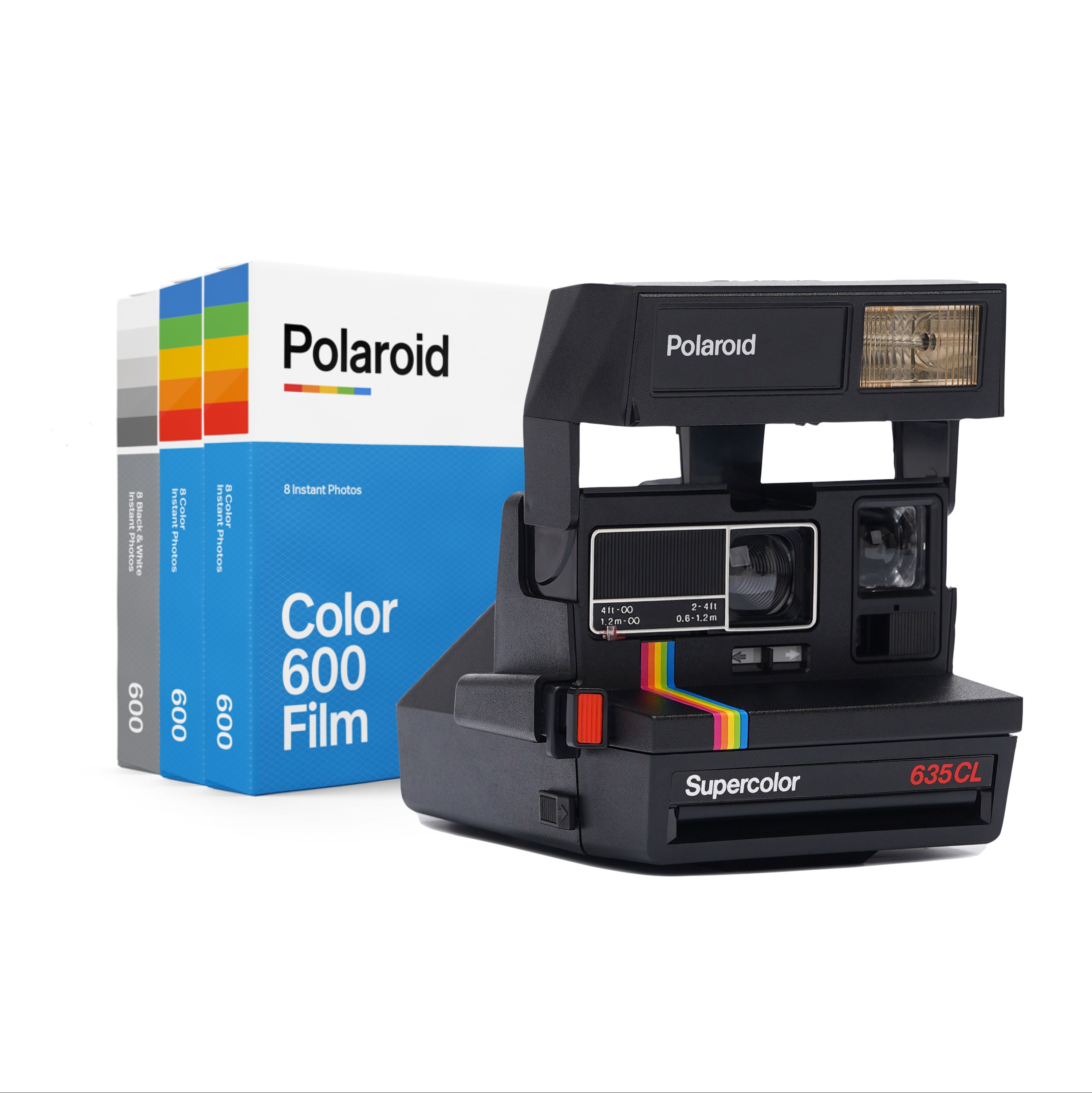 Vintage Polaroid One Step Flash 600 Instant Film Camera w