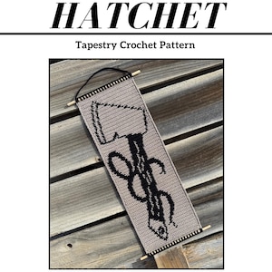 Hatchet Crochet Tapestry Pattern / Color Block / Written / Instructions / .pdf