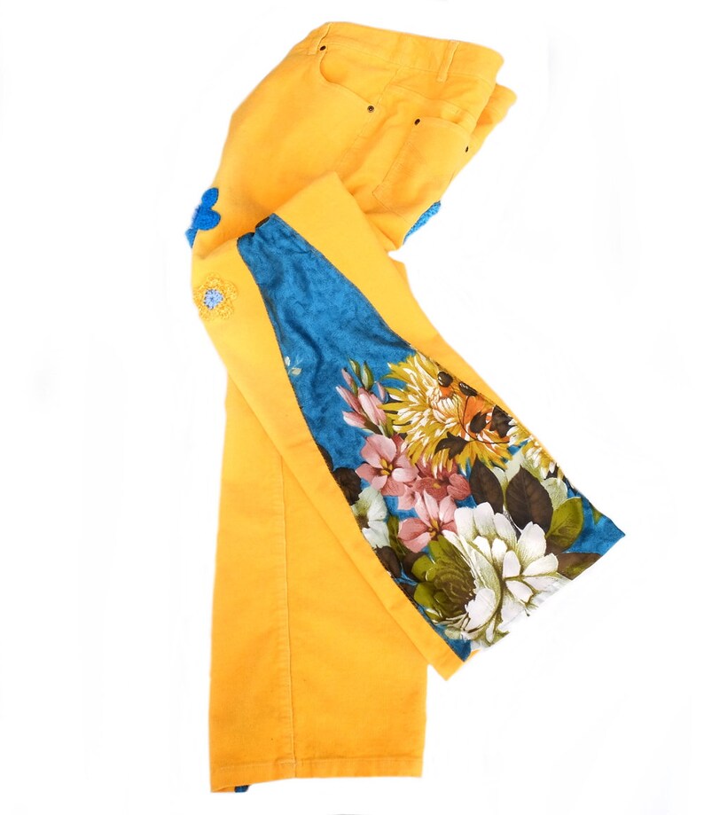 Corduroy Reworked Pants Hippie Hipster Pants Boho Bohemian Etsy