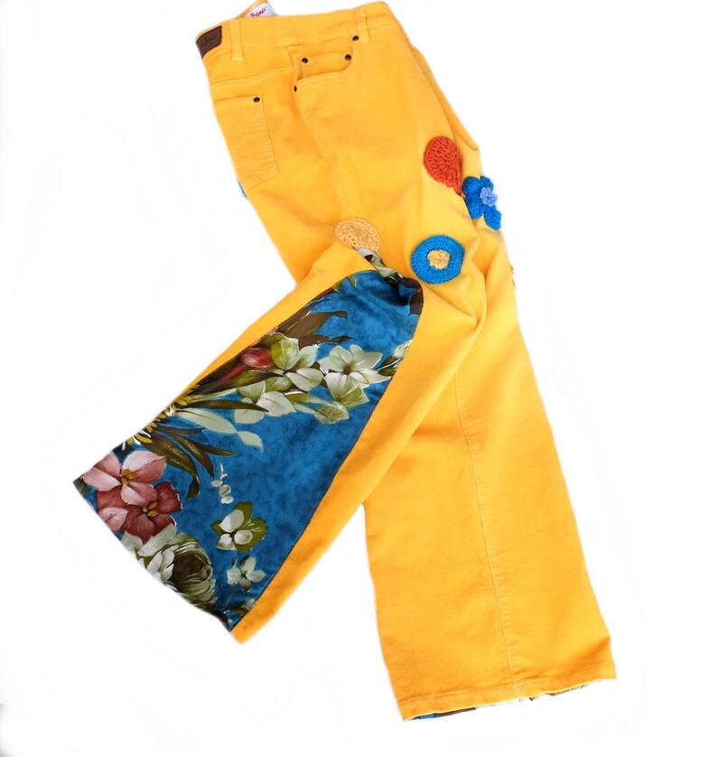 Corduroy Reworked Pants Hippie Hipster Pants Boho Bohemian Etsy