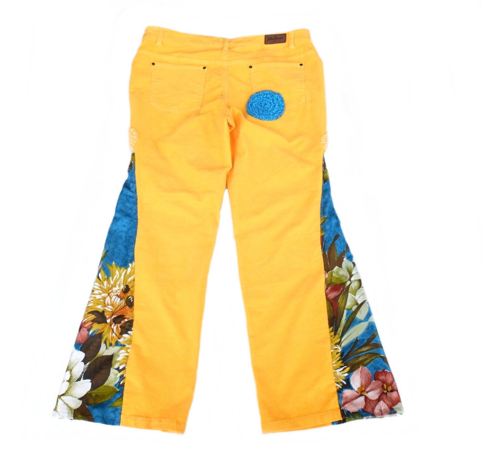 Corduroy Reworked Pants Hippie Hipster Pants Boho Bohemian Etsy