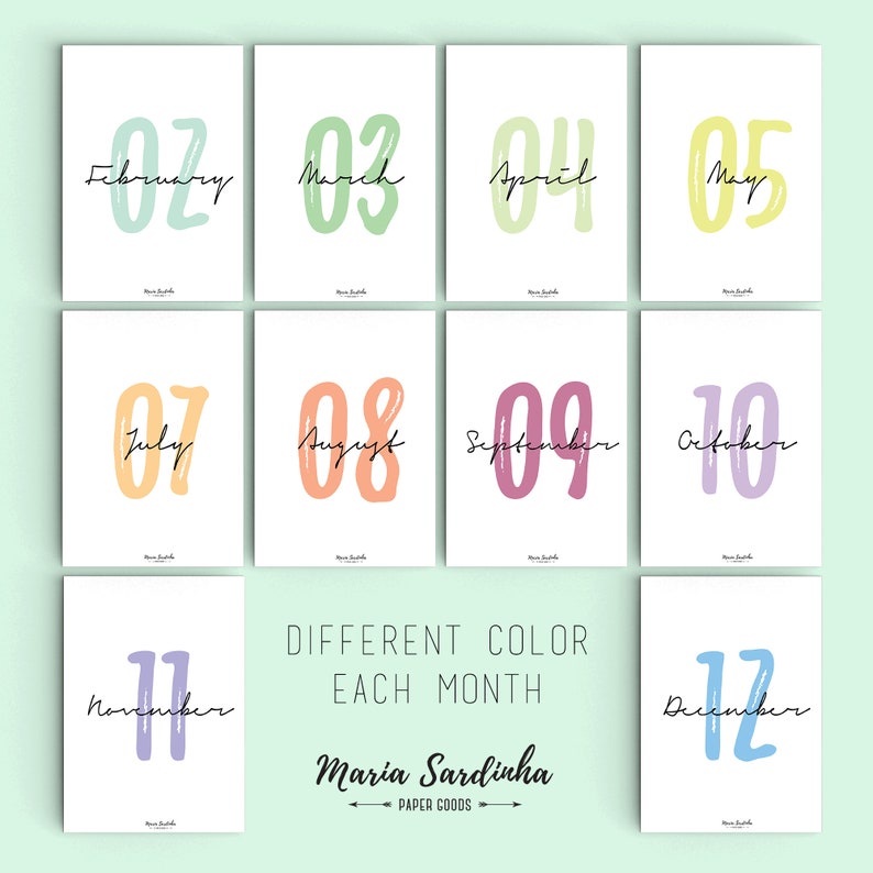 printable-monthly-dividers-set-a5-printable-dividers-etsy
