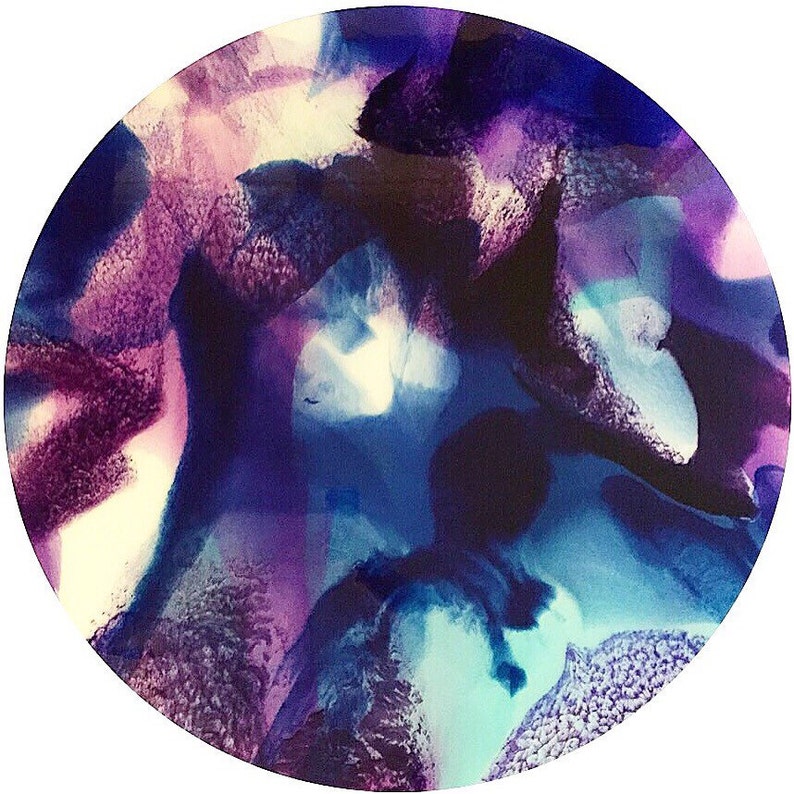 Resin Art. 90cm Round Acrylic and Resin Artwork Etsy