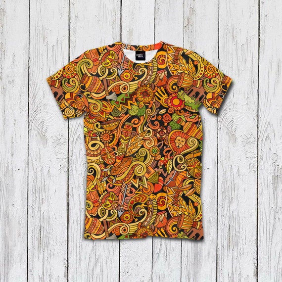 ethnic pattern shirt