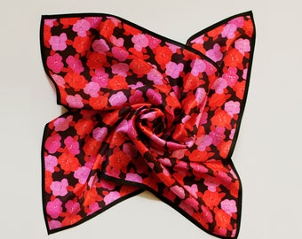 Silk satin scarf