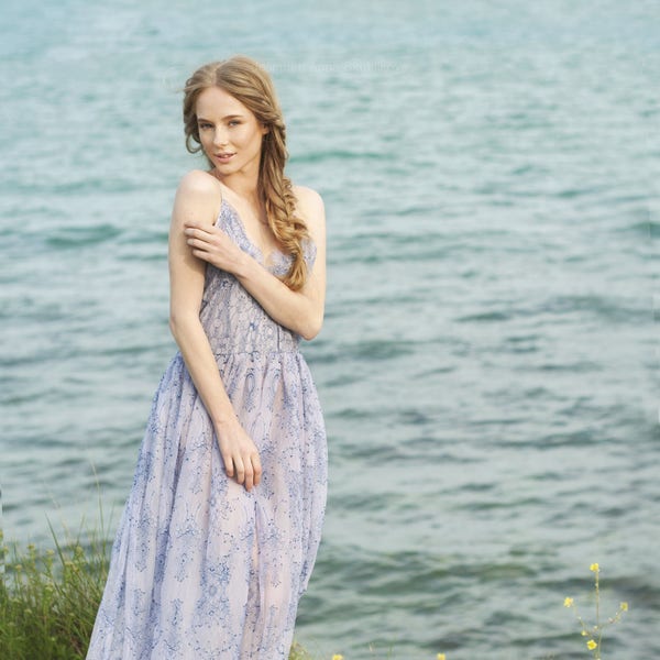 Purple Wedding Dress - Etsy