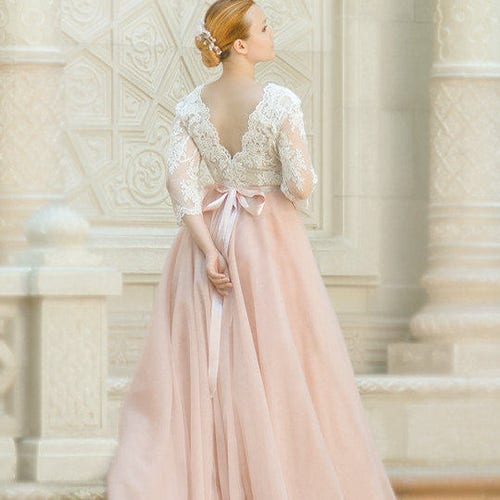 Lace Plus Size Bridal Gown Short Wedding Party Dress | Etsy