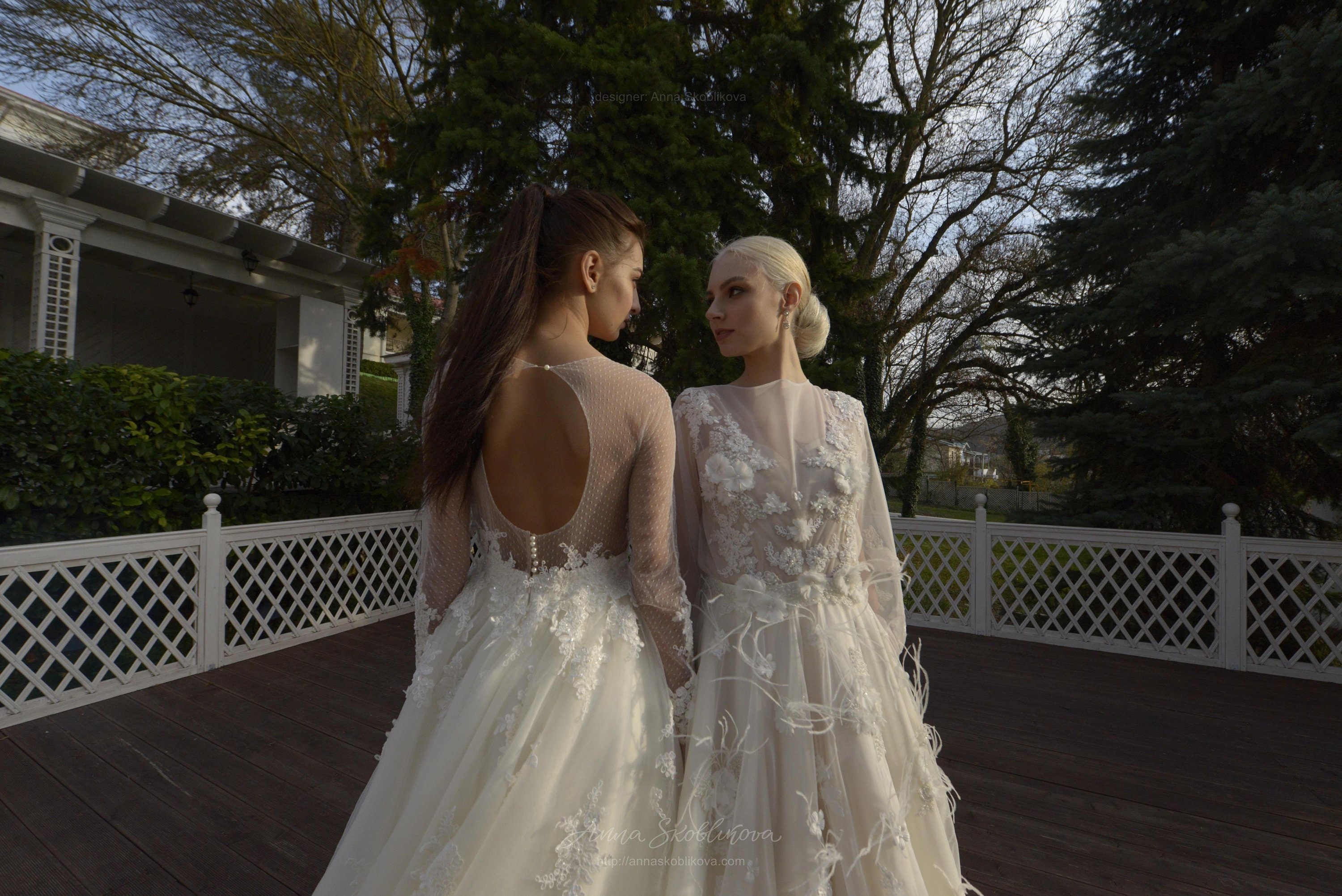 winter wedding dresses amazon Boho Winter Wedding Dress With Long Sleeves – Modest A-line Backless Fairy Bridal  Gown (0216)