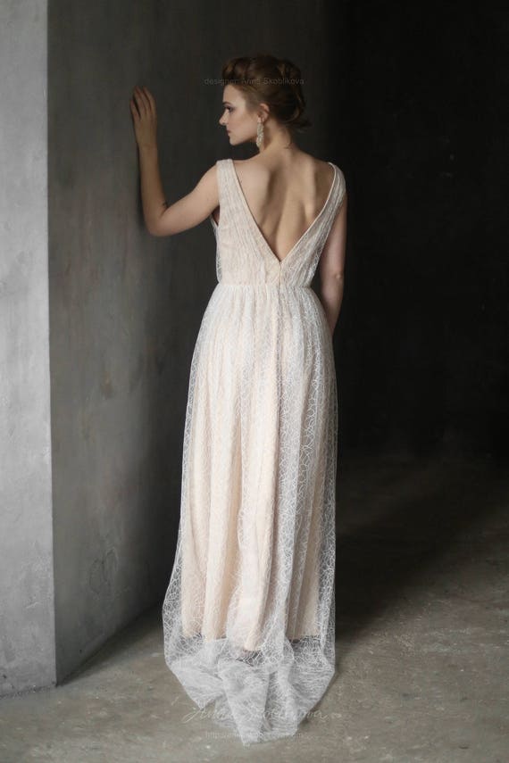 backless summer wedding dresses