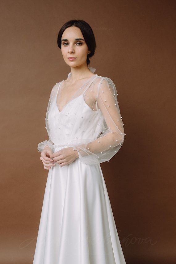 plain white a line wedding dress A-line Chic Strapless Ivory Simple Wedding Dress Bridal Gown QW2110 US12 / White