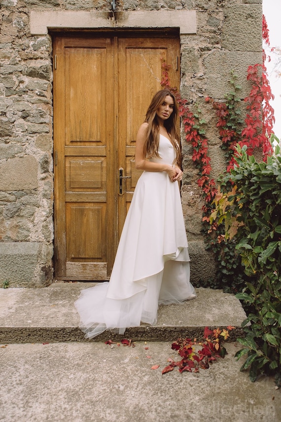 Mini dress women's white chiffon dress bridesmaid dress in summer (0193) Mini dress women's white chiffon dress bridesmaid dress in summer (0193)