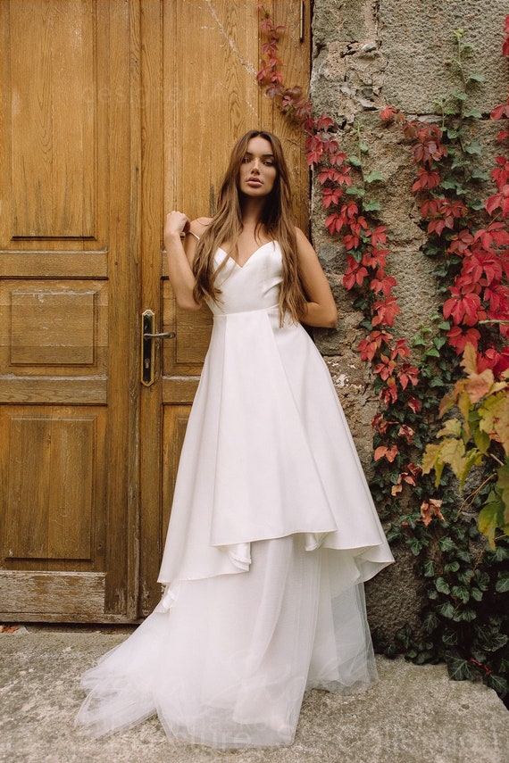 Mini dress women's white chiffon dress bridesmaid dress in summer (0193) Mini dress women's white chiffon dress bridesmaid dress in summer (0193)