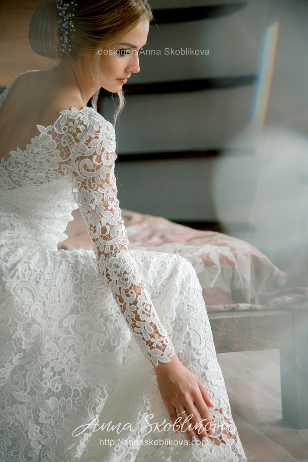 Long Sleeves Wedding Dress Wedding Gown 