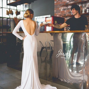 Low Back Mermaid Wedding Dress Etsy Singapore