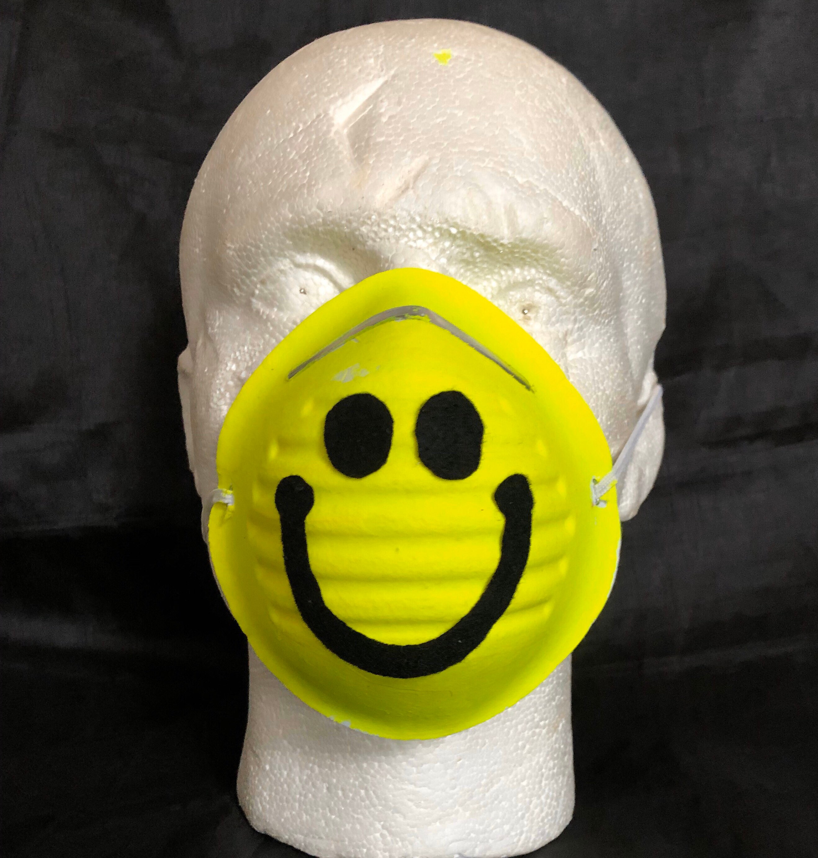 Smiley Face Rave Mask Fancy Dress Party Rave Old Skool Etsy