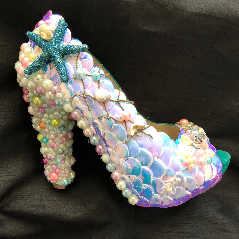mermaid high heels