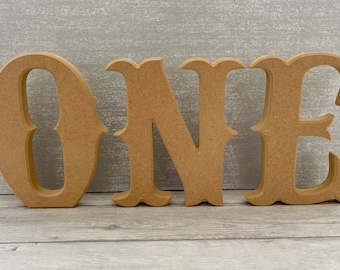 Cake smash props, Giant number one, cake smash numbers, photography props, MDF letters, giant MDF numbers, freestanding words and letters,