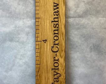 Height chart, Oak faced height chart, Children's Height Chart, growth chart, ruler, wooden height chart, personalised gift, Christmas gift