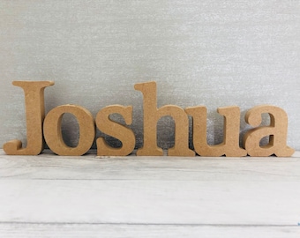 Free standing MDF Letters - Personalised MDF name