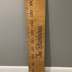 Oak Faced Height Chart, MDF Children's Height Chart, Growth Chart ...