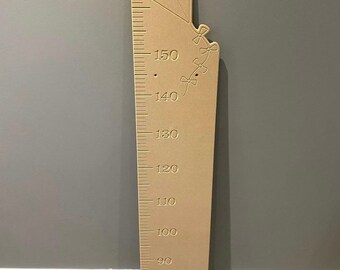 Kite height chart, wooden growth chart, MDF height chart, watch me grow height chart, kite bedroom decor, kite theme