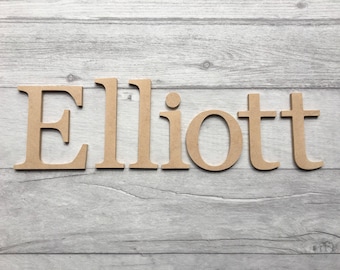 MDF blank letters - toy box letters - 6mm thick
