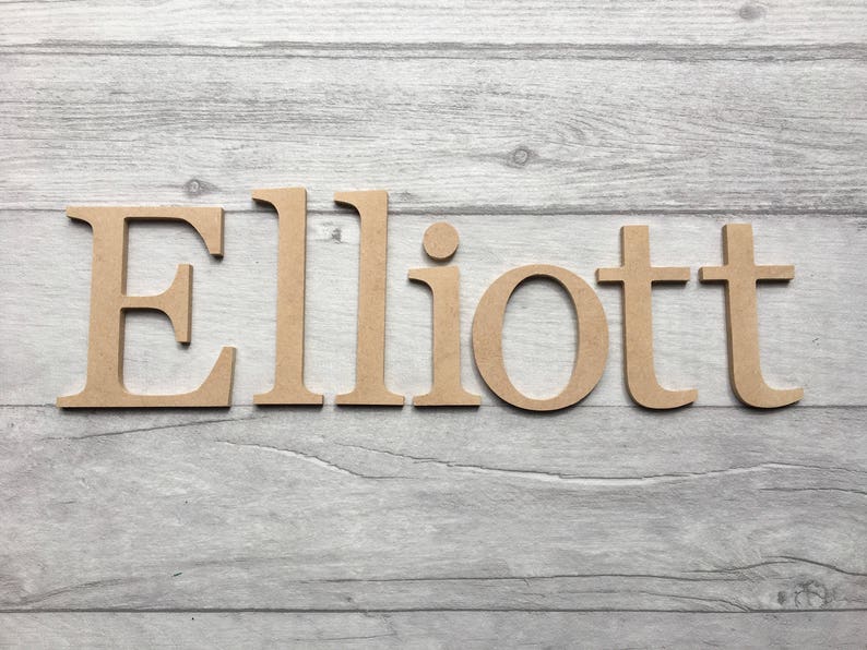 MDF Blank Letters Toy Box Letters 6mm Thick Etsy UK