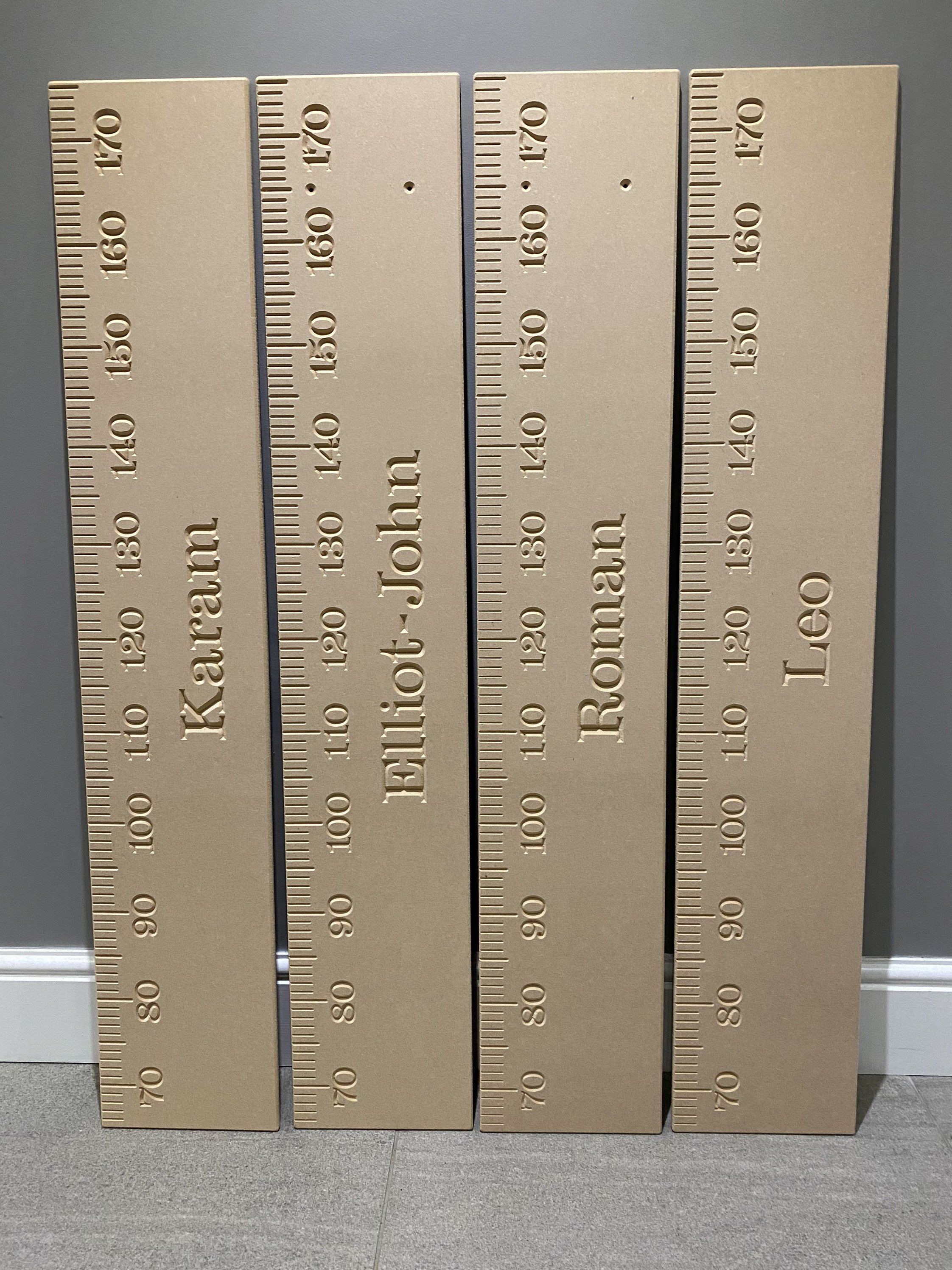 Height Chart MDF Children's Height Chart Blank for You | Etsy UK