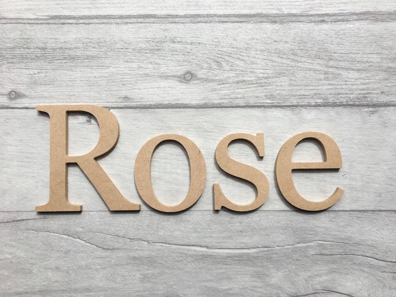 MDF Blank Letters Toy Box Letters 6mm Thick Etsy UK