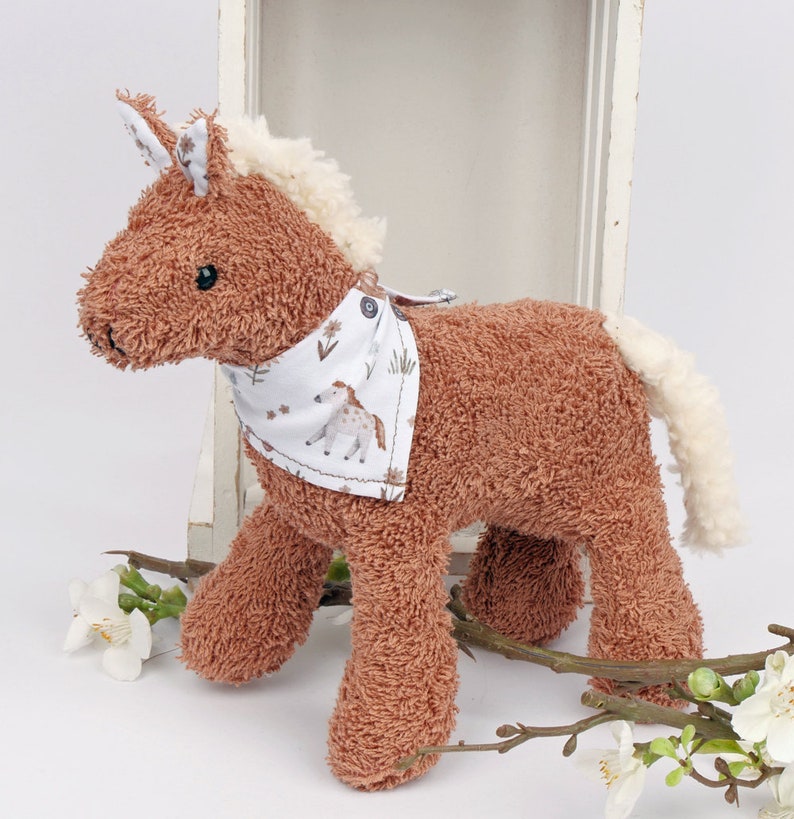 Nähset Pferd Dolly, ca. 20 cm, Frottee, Bastelset Bild 1