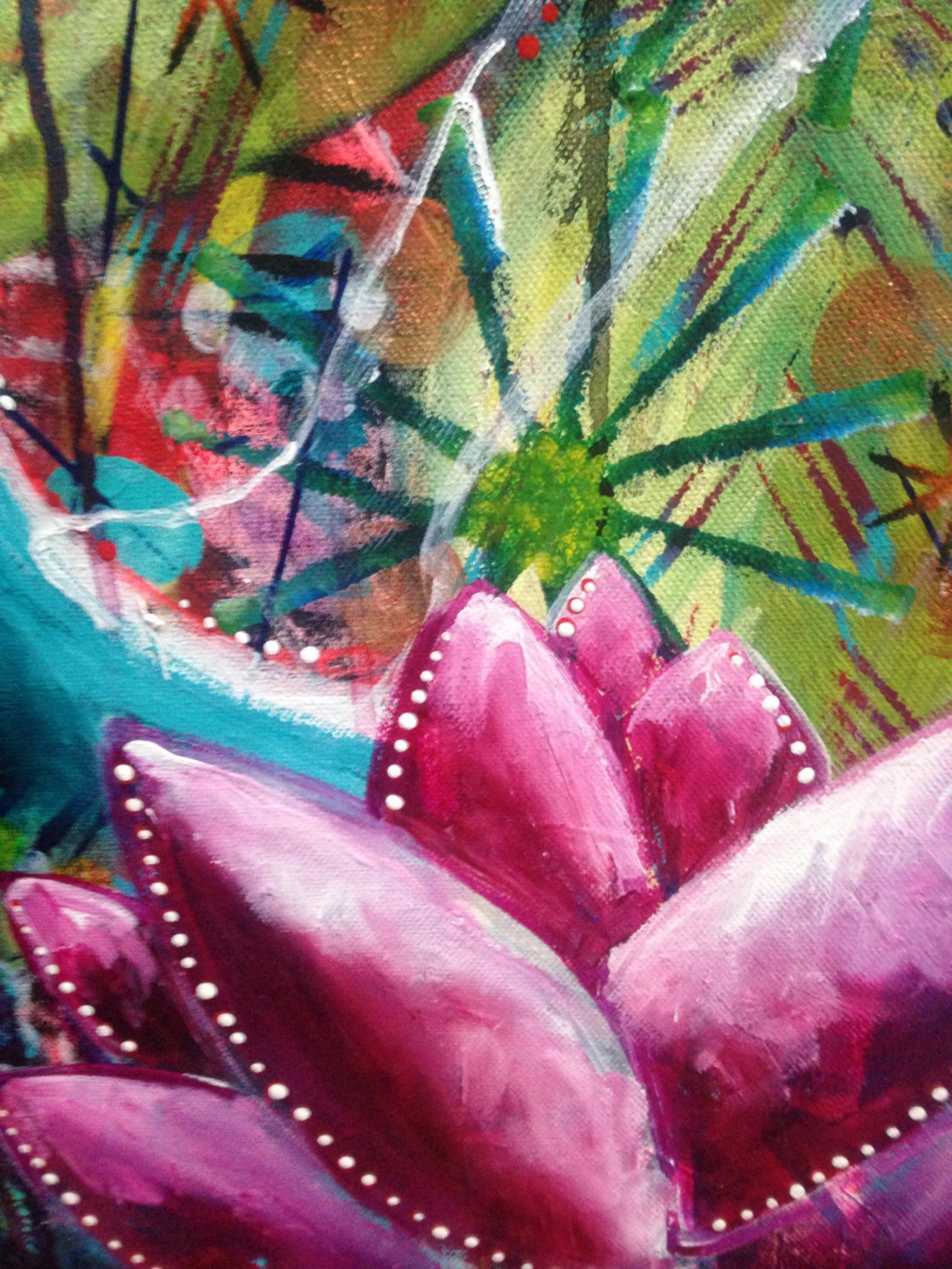 Pregnancy Art Painting Large Canvas Acrylic Original Fine Art