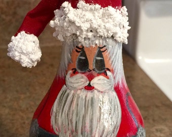 Santa Light Bulb Ornament