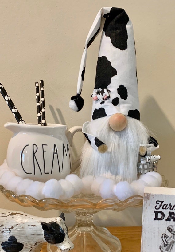 Farmhouse Cow Gnome Farmhouse Cow Gnome