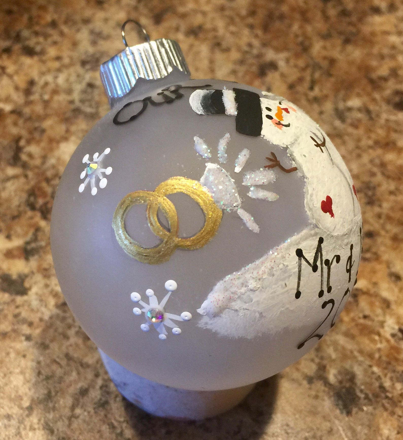 Couples First Christmas Ornament Etsy