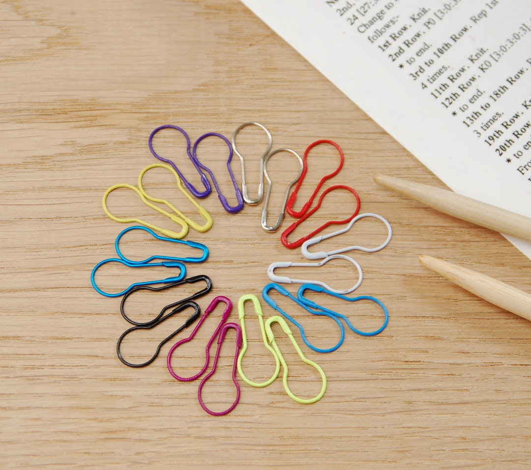 20 Stitch Markers for Crochet Safety Pin Stitch Markers - Etsy