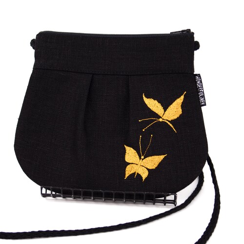 Crossbody Bag Bike Messenger Bag Blue White With Natural Etsy