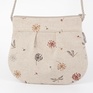 Sac bandoulière d'été pour femme, sac à main bandoulière en lin