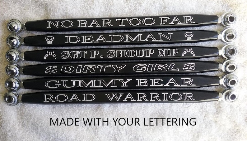 Harley Custom Engraved Shift Linkage Gloss Black FLH CNC - Etsy