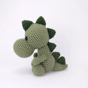 PATTERN: Spike the Stegosaurus Crochet dinosaur pattern amigurumi stegosaurus pattern crocheted dino pattern PDF crochet pattern image 2