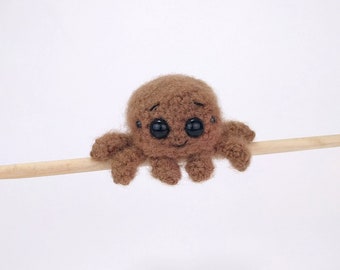 PATTERN: Jesse the Jumping Spider - Crochet spider pattern - amigurumi jumping spider pattern - crocheted spider - PDF crochet pattern