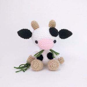 PATTERN: Chloe the Cow Crochet cow pattern amigurumi cow pattern crocheted cow pattern PDF crochet pattern image 1