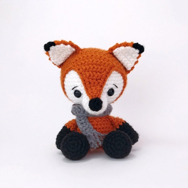 PATRON : Frankie le renard - Modèle de renard au crochet - Renard amigurumi - Modèle de renard au crochet - Modèle PDF au crochet