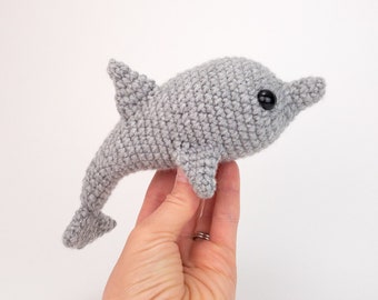 PATTERN: Daphne the Dolphin pattern - amigurumi dolphin pattern - crocheted dolphin pattern - crochet dolphin - PDF crochet pattern