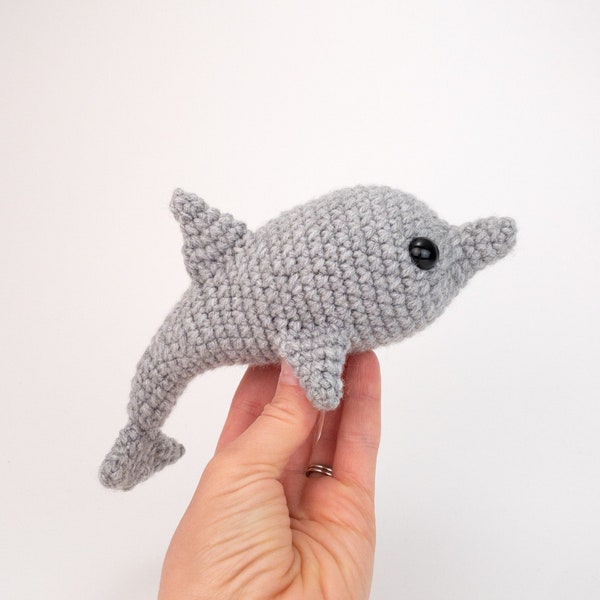 PATTERN: Daphne the Dolphin pattern - amigurumi dolphin pattern - crocheted dolphin pattern - crochet dolphin - PDF crochet pattern