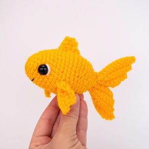 PATTERN: Gilly the Goldfish pattern - amigurumi goldfish pattern - crochet goldfish pattern - PDF crochet pattern