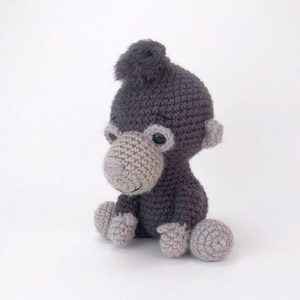 PATTERN: Gus the Gorilla pattern - amigurumi gorilla pattern - crocheted gorilla pattern - crochet gorilla - PDF crochet pattern