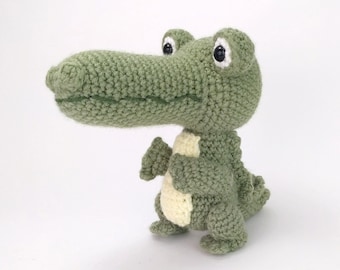 PATTERN: Carl the Crocodile - Crochet crocodile pattern - amigurumi alligator - crocheted alligator pattern - PDF crochet pattern